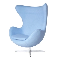 Réplica Silla Egg Chair en Cachemir del diseñador Arne Jacobsen