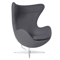 Replica Egg Chair em Cashmere da designer Arne Jacobsen