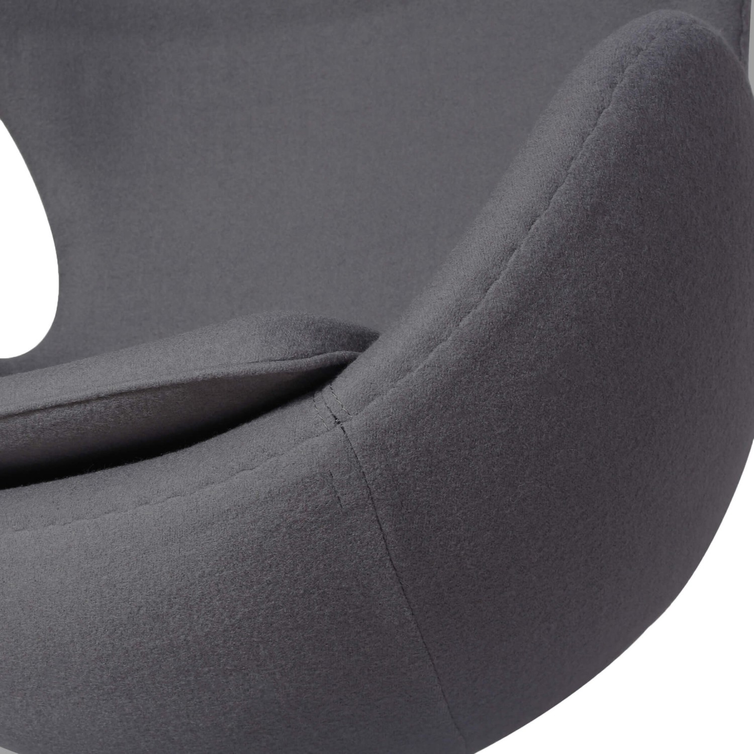 Replica Egg Chair in Cashmere from designer Arne Jacobsen
