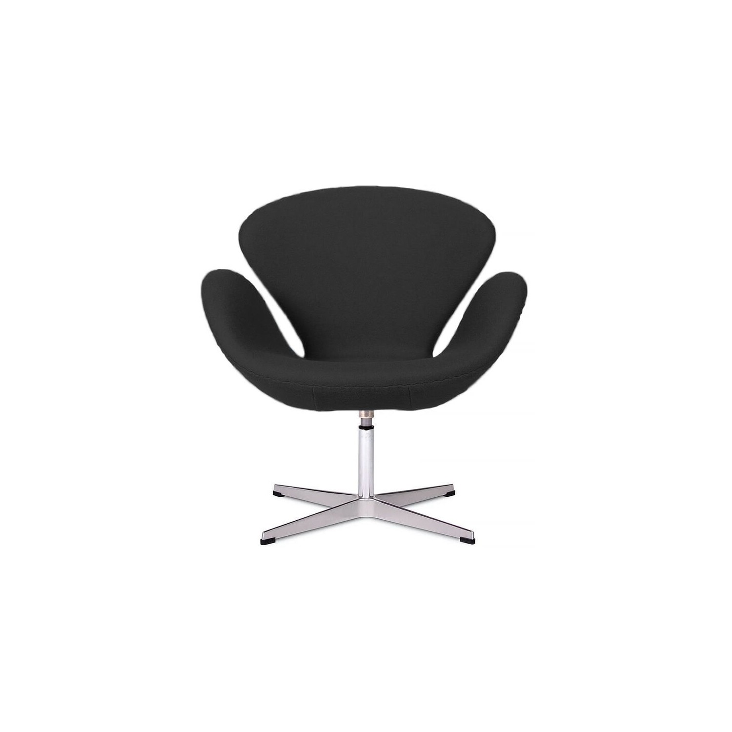 Réplica de la silla Swan en cachemir de Arne Jacobsen