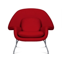 Replica of the Womb Chair by designer Eero Saarinen