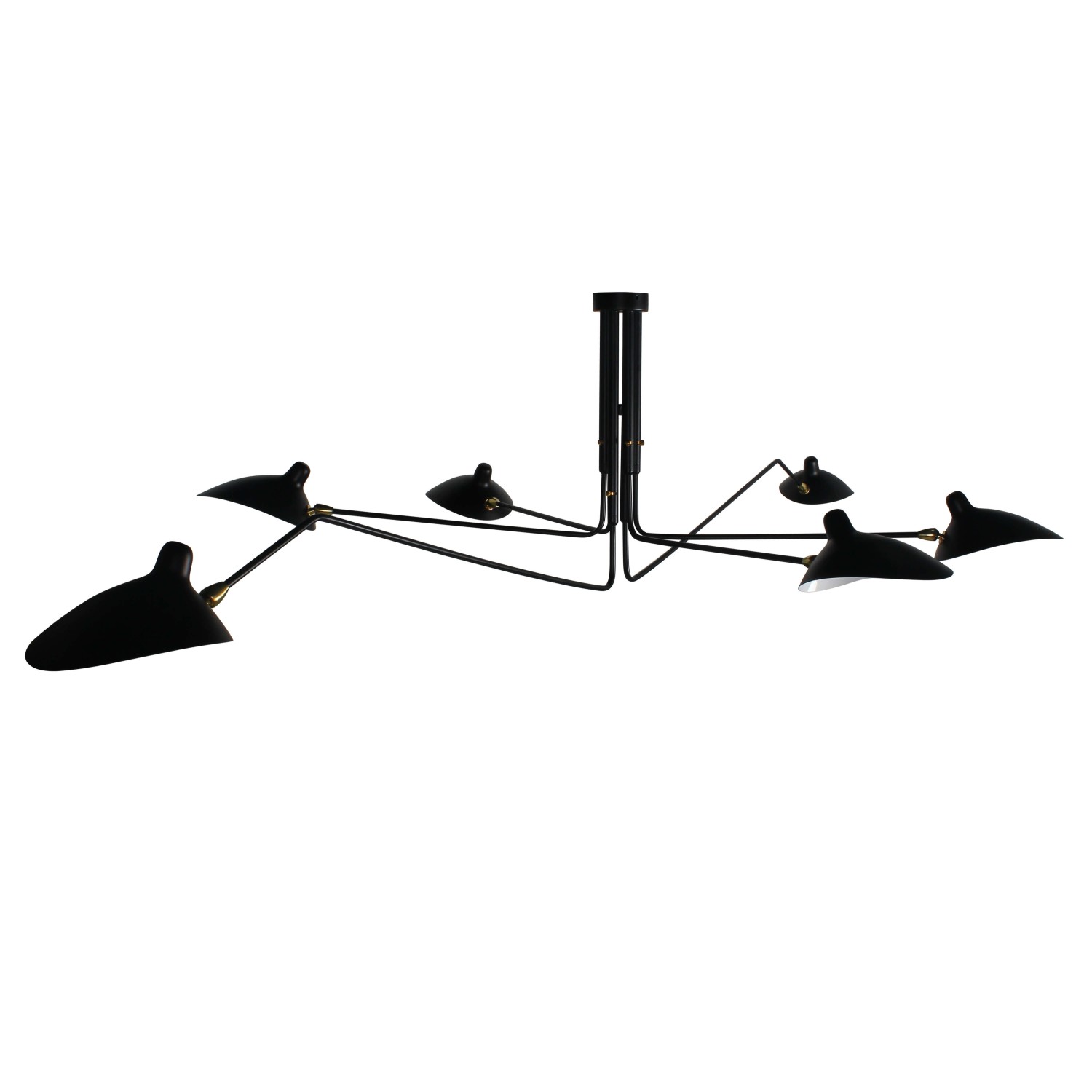 Inspiração Lâmpada Mouille Pendant 6 Arms