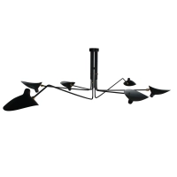 Inspiração Lâmpada Mouille Pendant 6 Arms