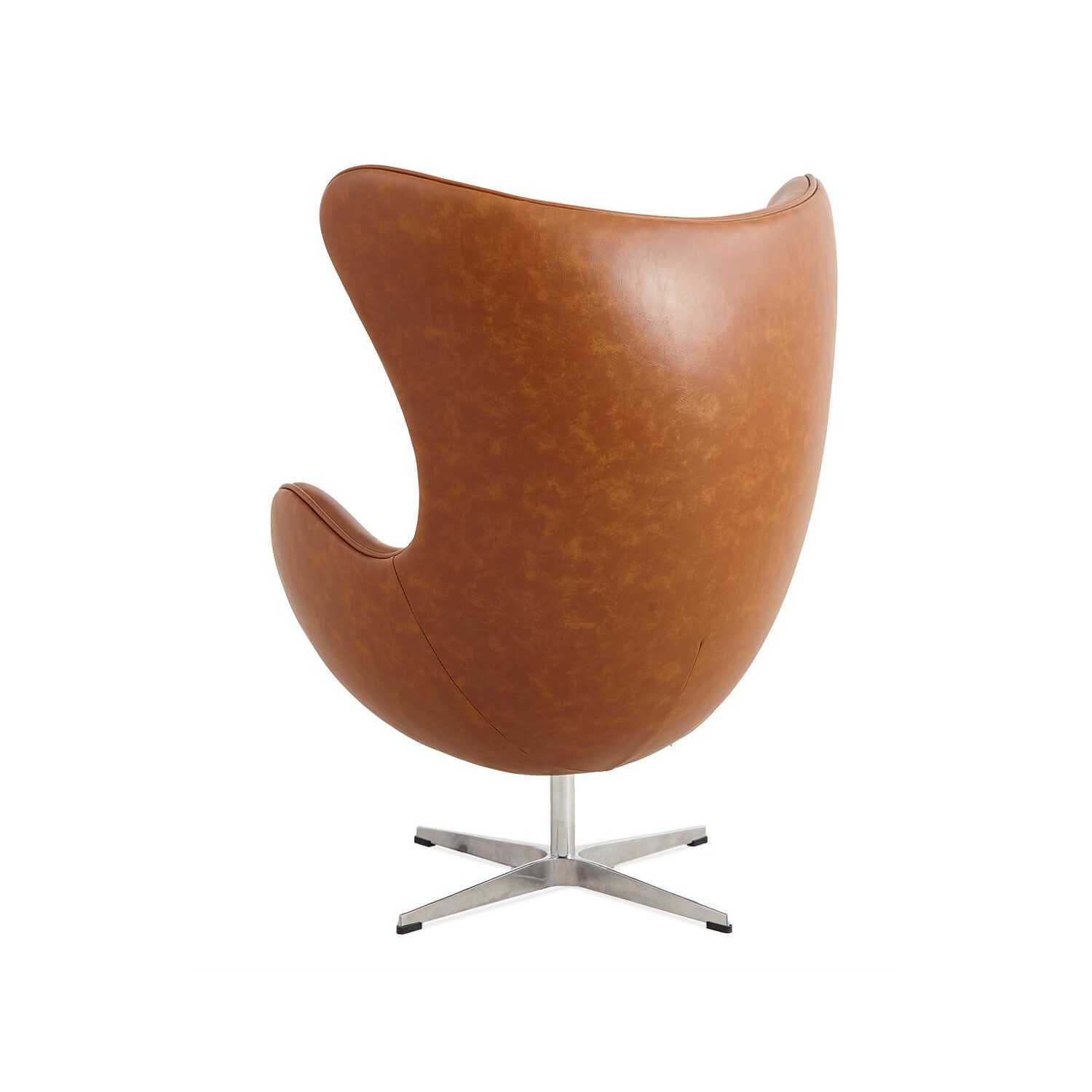 Replica Egg Chair i vintage distressed konstläder