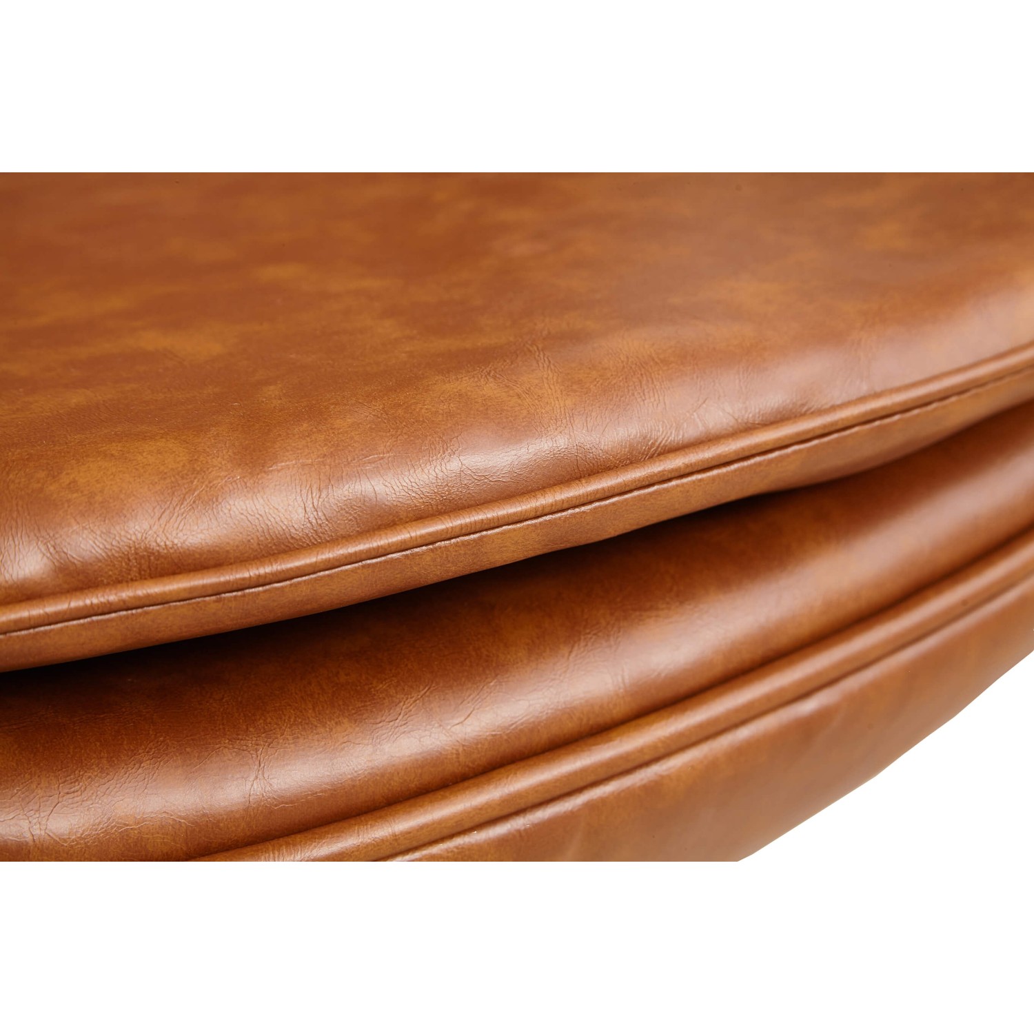 Replica Egg Chair aus Kunstleder im Vintage-Look