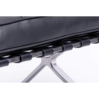 Réplica premium silla Barcelona en piel italana