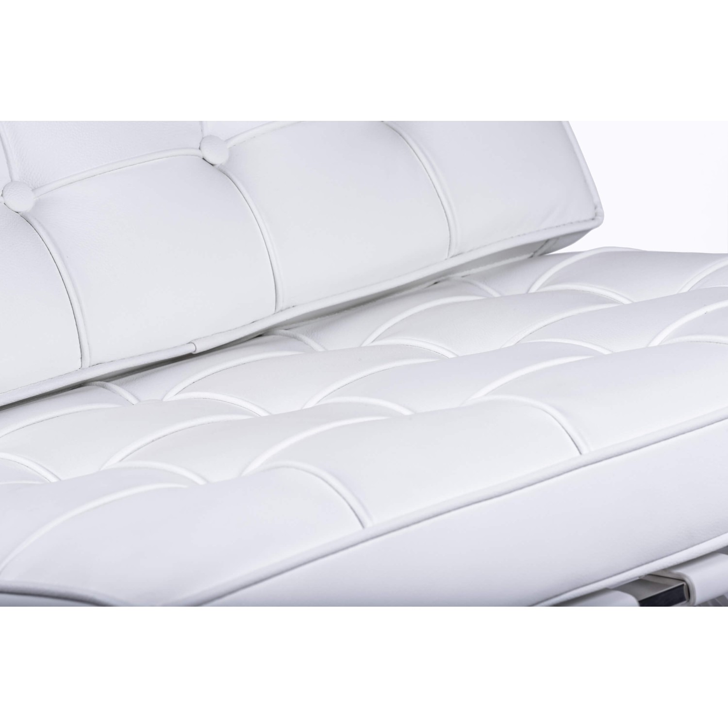 Réplique de chaise Barcelona Premium en cuir italien