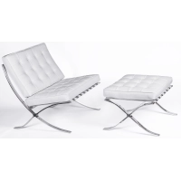 Furmod Barcelona Chair HQ s Ottomanem