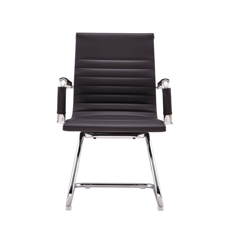 Bureaustoel Alu Lowback Fixed Edition in kunstleer