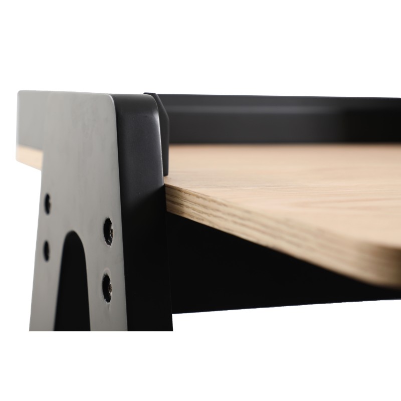 Table de bureau Pop avec pieds laqués dans un style moderne