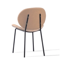 Gepolsterter Stuhl aus Kunstleder