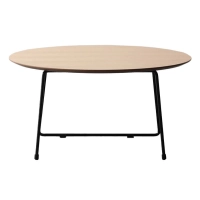 Ronde salontafel 80 cm in eikenhout