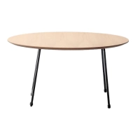 Ronde salontafel 80 cm in eikenhout