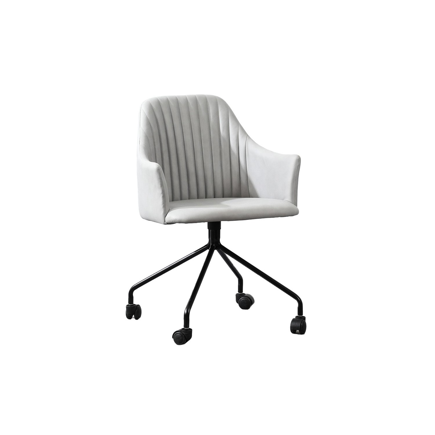 Vintage Style Upholstered Office Chair 