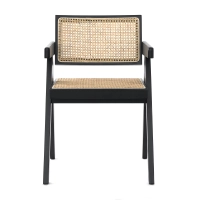 Replica Chandigarh stoel met armen door ontwerper Pierre Jeanneret 