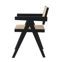 Réplica silla Chandigarh con brazos del diseñador Pierre Jeanneret 
