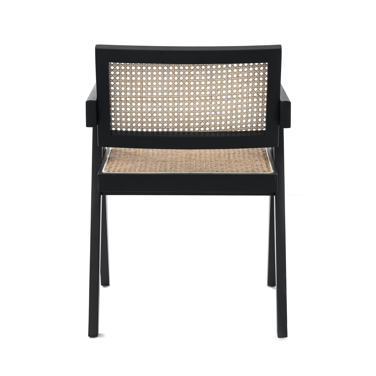 Réplica silla Chandigarh con brazos del diseñador Pierre Jeanneret 