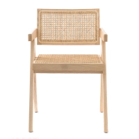 Réplica silla Chandigarh con brazos del diseñador Pierre Jeanneret 