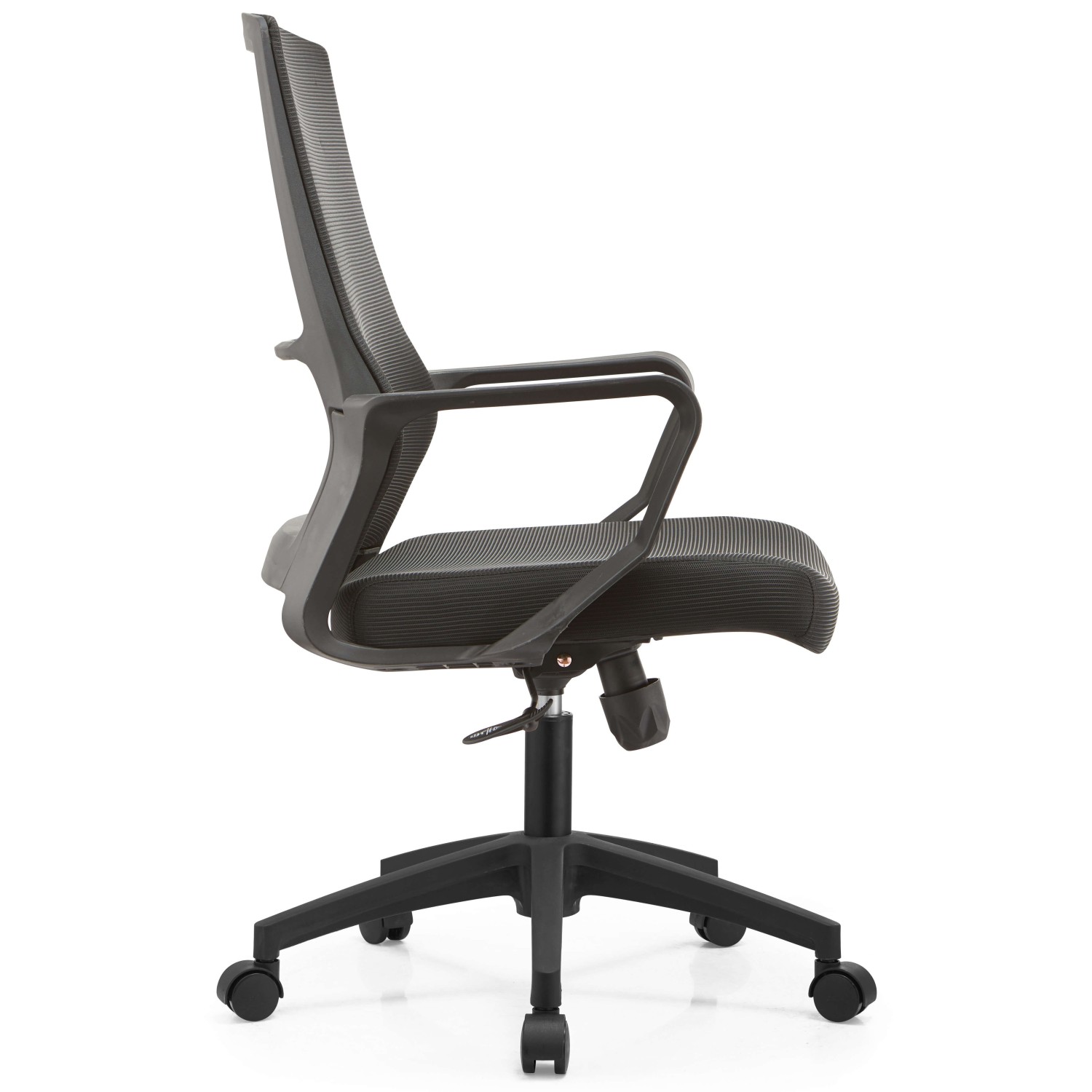 Chaise De Bureau Avec Accoudoirs Noirs