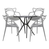 Chaise et table de jardin Moises