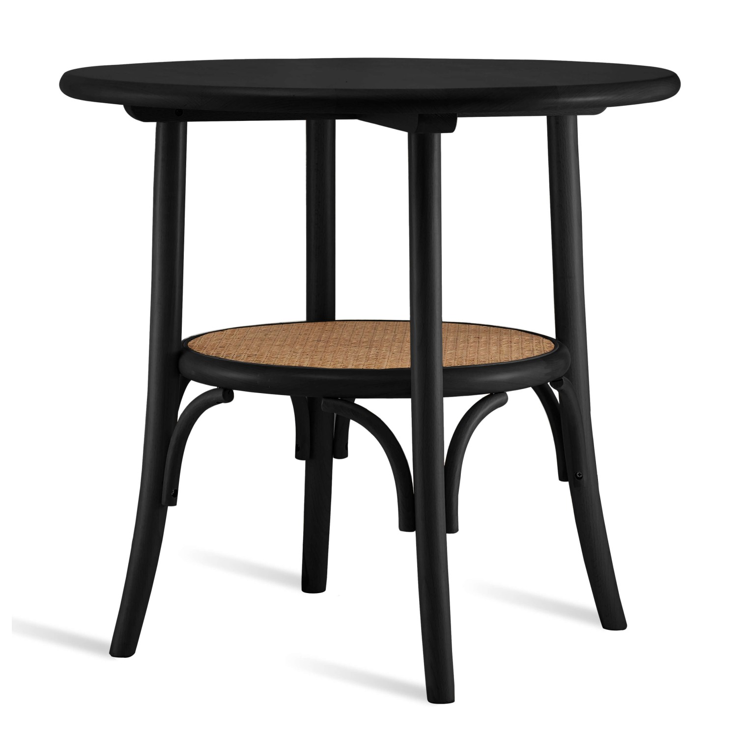Vintage Oldhouse Table in Natural Rattan and Ash Wood