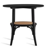 Mesa de casa antiga em vime natural e madeira de freixo