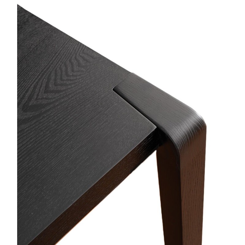 Inmod mesa de jantar retangular de madeira