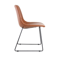 Silla Industrial City Tapizada en Polipiel
