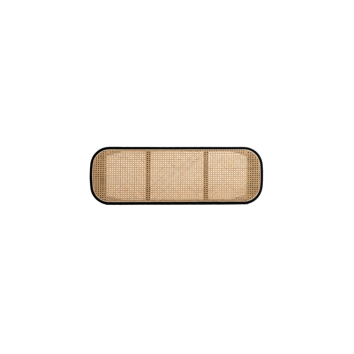 Banco Oldhouse vintage em vime natural