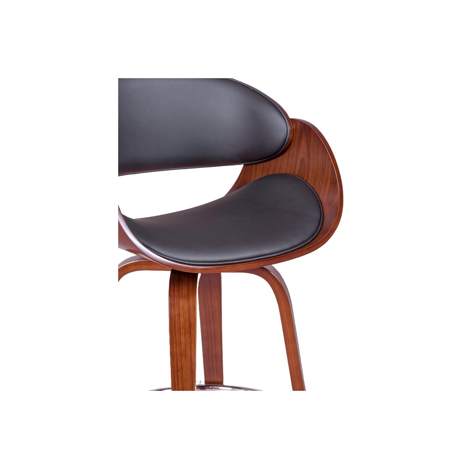 Stool Burrow with leatherette cushion