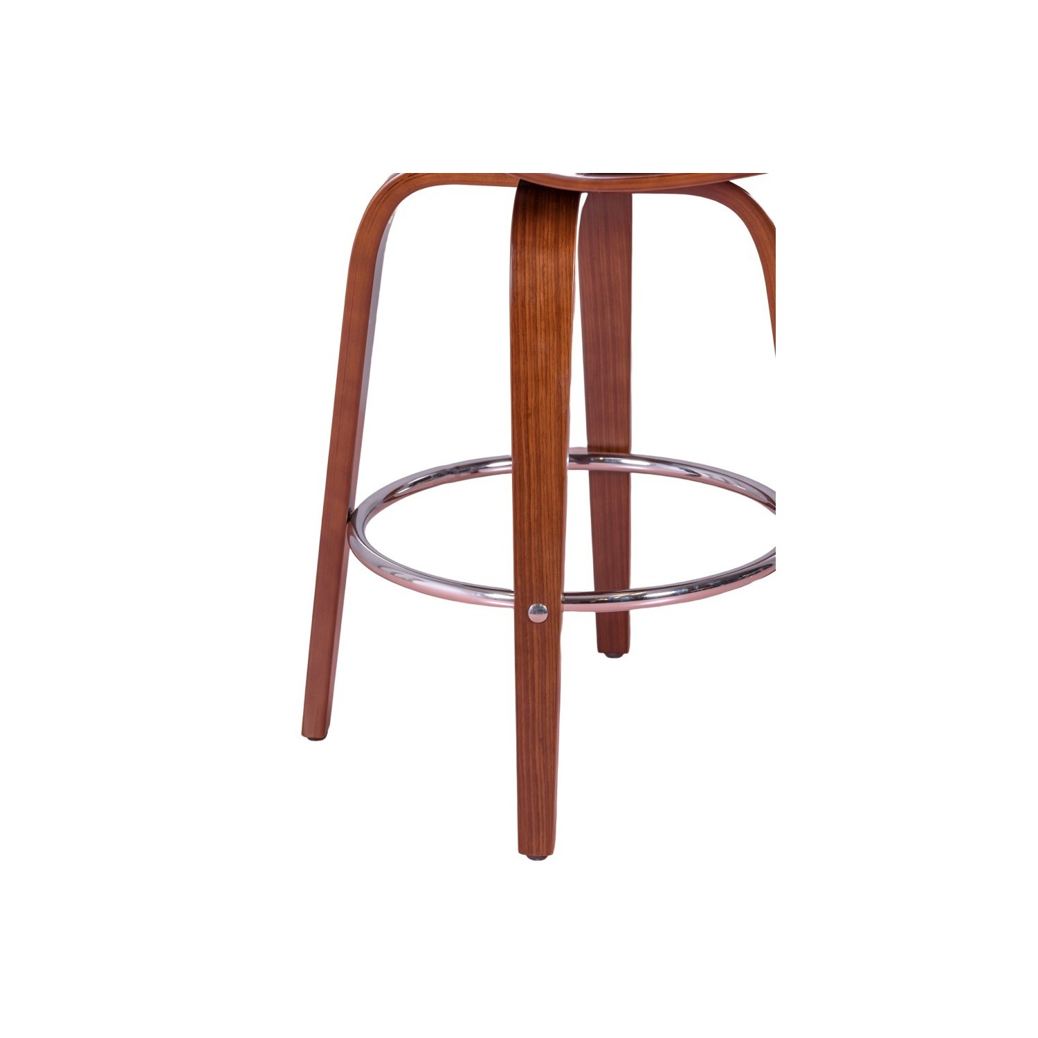 Tabouret Burrow avec coussin en similicuir