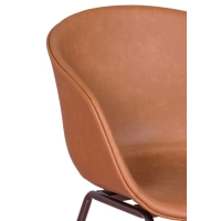 Chaise rembourrée Denver en simili cuir