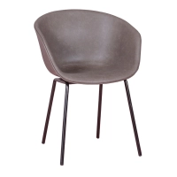 Silla Tapizada Denver en Polipiel