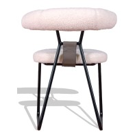 Krzesło designerskie Oxford tapicerowane bouclé