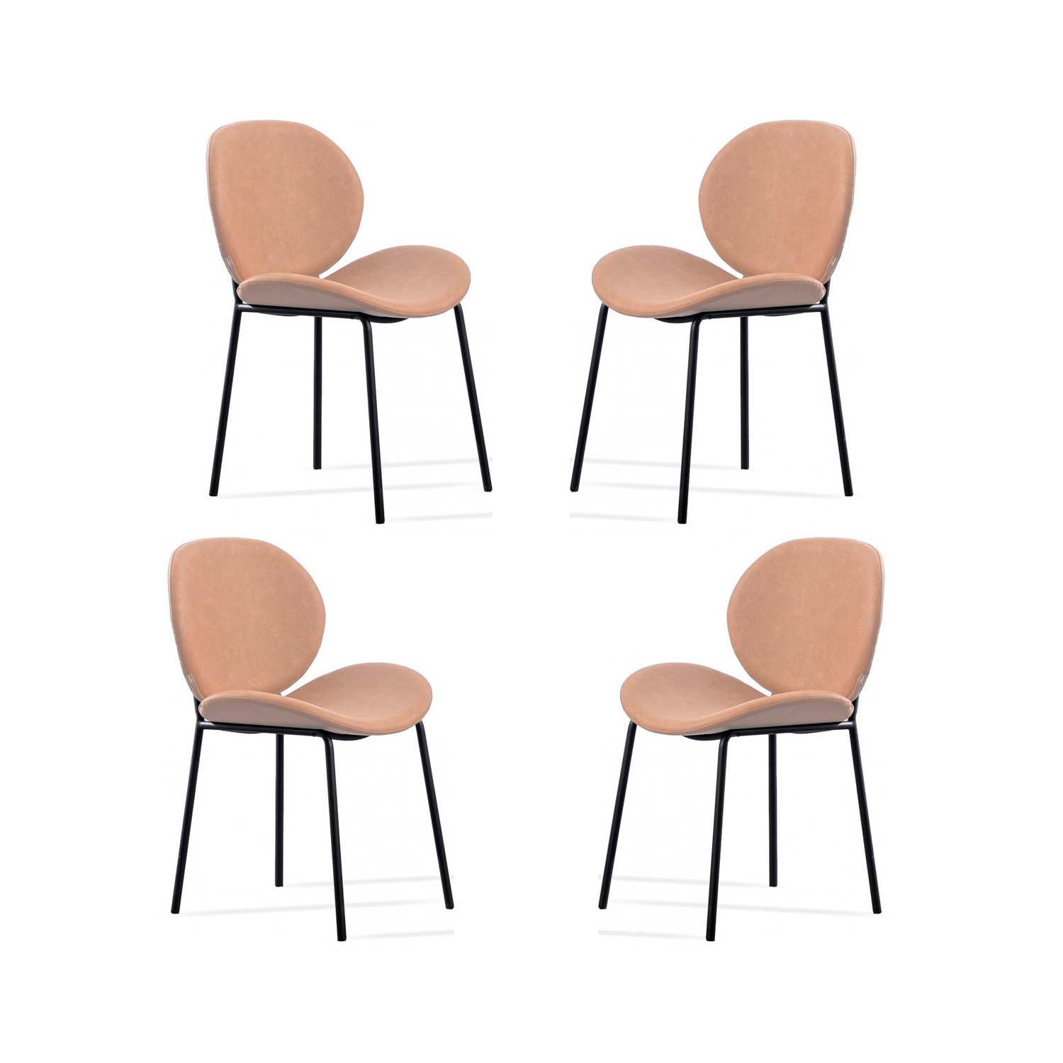 PACK 4 CHAISES SLICE