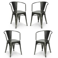 PACK 4 CHAISES BISTRO