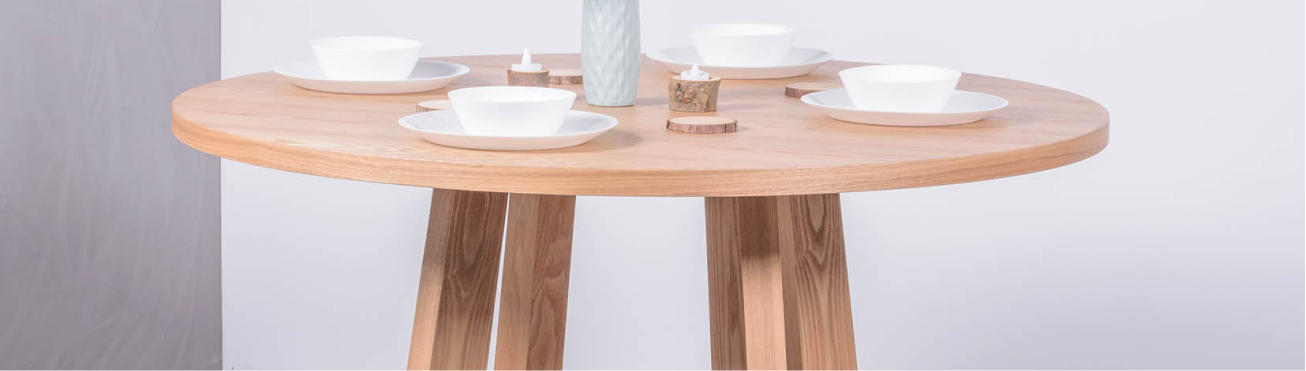 Mesas de comedor redonda de Madera